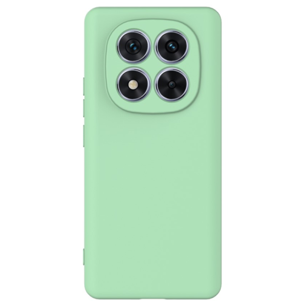 "Shell" твердый силиконовый (TPU) чехол - зелёный (Redmi Note 14 Pro 5G / Poco X7 5G)