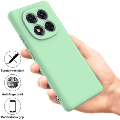 Xiaomi Redmi Note 14 Pro 5G (Poco X7 5G) "Shell" твердый (TPU) силиконовый чехол - зелёный | Vacins.lv
