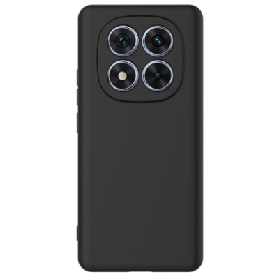 Xiaomi Redmi Note 14 Pro 5G (Poco X7 5G) "Shell" cieta silikona (TPU) apvalks - melns | vacins.lv