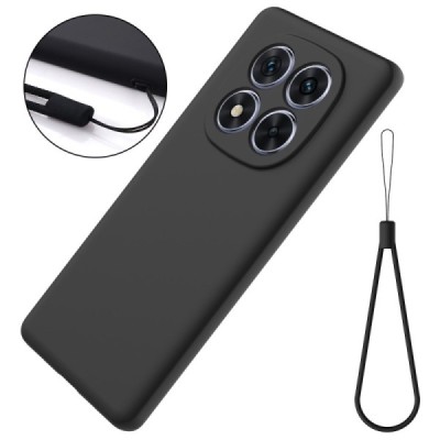 Xiaomi Redmi Note 14 Pro 5G (Poco X7 5G) "Shell" cieta silikona (TPU) apvalks - melns | vacins.lv
