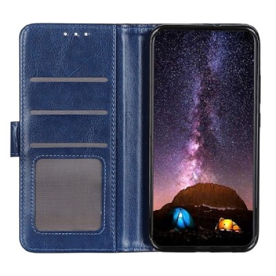 Xiaomi Redmi Note 14 5G Binfen открываемый синий кожаный чехол - книжка | Vacins.lv