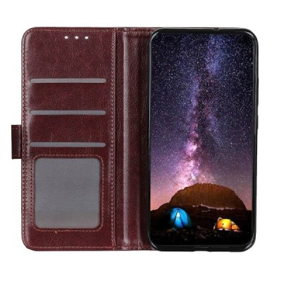 Xiaomi Redmi Note 14 Pro 4G Binfen atvēramais brūns maciņš - maks | Vacins.lv