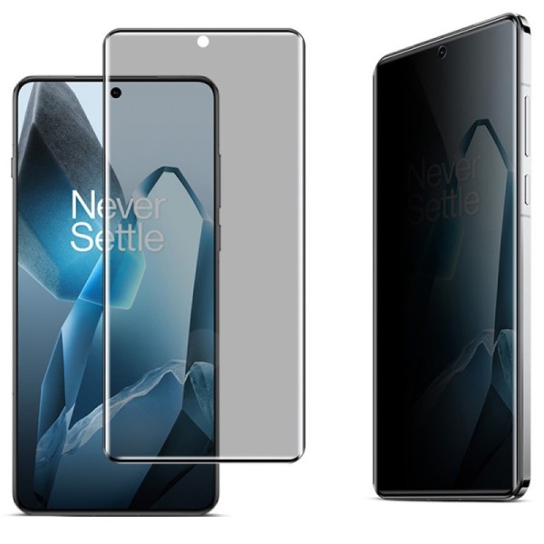 "IMAK" Tempered Glass melns ekrāna aizsargstikls - privāta (OnePlus 13)