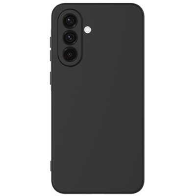 Samsung Galaxy A36 "Shell" cieta silikona (TPU) apvalks - melns | vacins.lv
