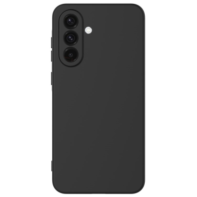 Samsung Galaxy A26 "Shell" cieta silikona (TPU) apvalks - melns | vacins.lv