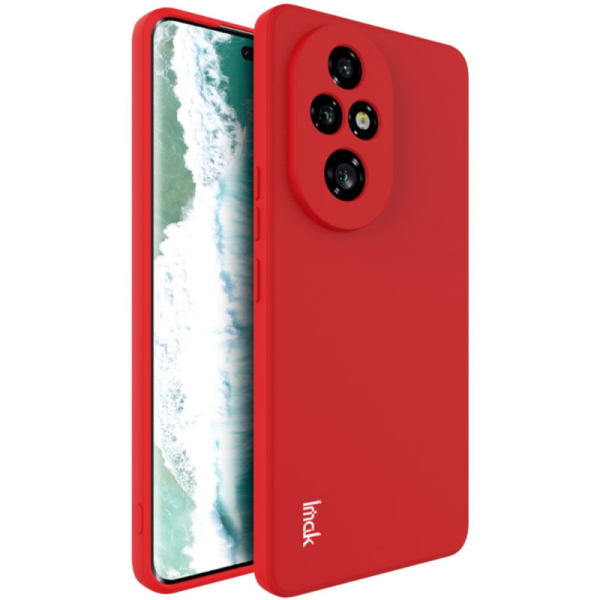 "IMAK" UC-4 cieta silikona (TPU) apvalks - sarkans (Honor 200 Pro 5G)