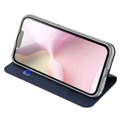 Чехол-книжка "Dux Ducis" Skin - тёмно синий (iPhone 17e / 16e)