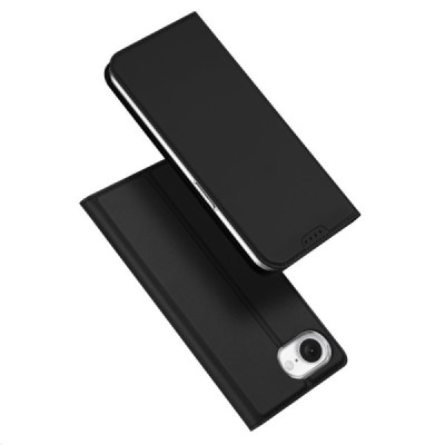 "Dux Ducis" Skin atvērams maciņš - melns (iPhone 17e / 16e)