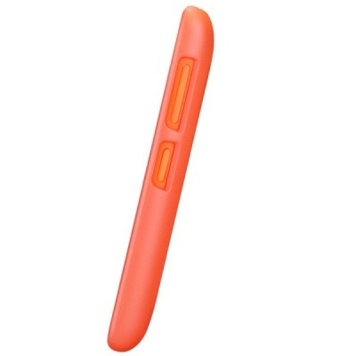 Nokia Lumia 530 Nillkin Frosted Shield oranžs plastmasas futrālis + ekrāna aizsargplēve / Vacins.lv