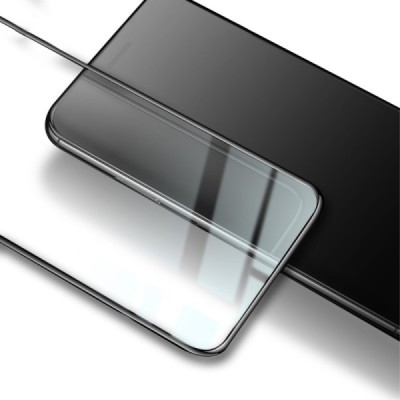 Samsung Galaxy S24 Ultra "IMAK" Tempered Glass усиленная защита, черное защитное стекло с полным покрытием | Vacins.lv