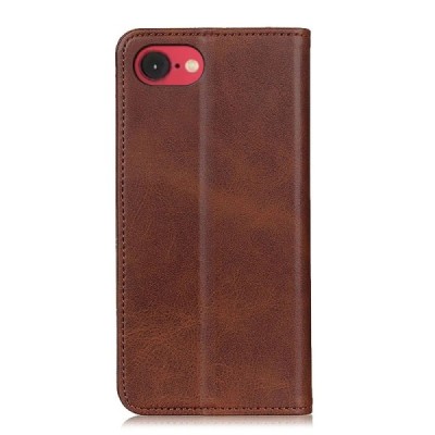 Чехол-книжка "Binfen" Split - коричневый (iPhone 17e / 16e)