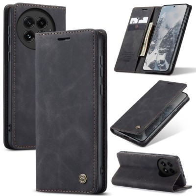 OnePlus 13 CaseMe Retro открываемый, Чёрного цвета, кожаный чехол – книжка | Vacins.lv