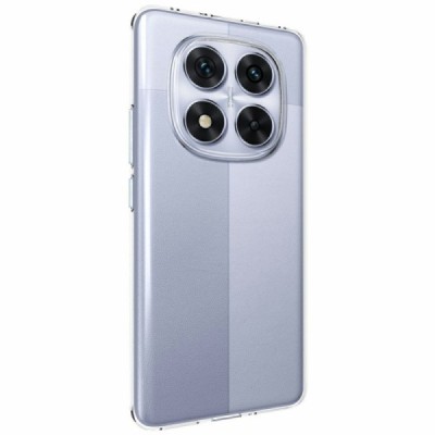 Твердый силиконовый чехол (ТПУ) для Xiaomi Redmi Note 14 Pro (Pro+) 5G (Poco X7 5G), прозрачный | Vacins.lv