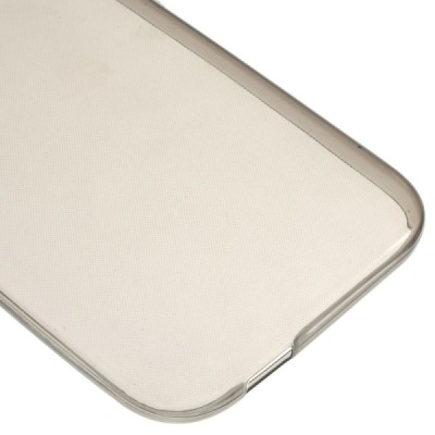 HTC One Mini 2 dzidrs (caurspīdīgs) cieta silikona TPU pasaulē planākais pelēks futrālis / Vacins.lv
