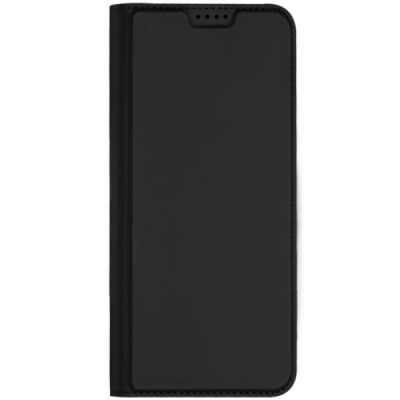 Samsung Galaxy S25+ "Dux Ducis" Skin sērijas melns ādas atvērams maciņš | Vacins.lv
