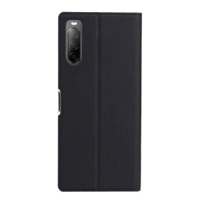Sony Xperia 10 II "ViLi" DMX открываемый, Чёрного цвета, кожаный чехол – книжка | Vacins.lv