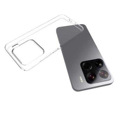 Твердый силиконовый чехол (ТПУ) для Xiaomi 15, прозрачный | Vacins.lv