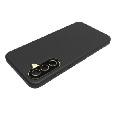 Samsung Galaxy A36 cieta silikona (TPU) melns apvalks | Vacins.lv