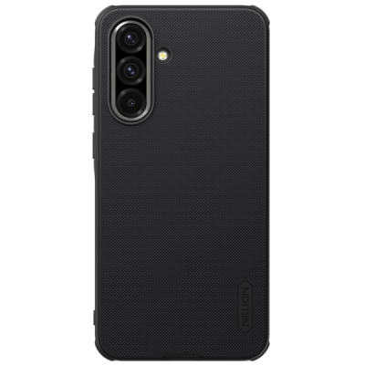 Nillkin Frosted Shield Pro Samsung Galaxy A36 melns plastmasas apvalks futrālis | Vacins.lv