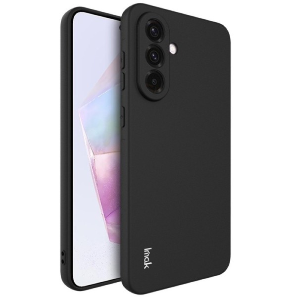 "IMAK" UC-4 cieta silikona (TPU) apvalks - melns (Galaxy A56)