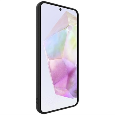 Samsung Galaxy A56 "IMAK" UC-4 cieta silikona (TPU) melns apvalks | vacins.lv