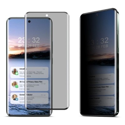 Xiaomi 14 Pro / 14 Ultra "IMAK" Tempered Glass privāta melns ekrāna aizsargstikls | Vacins.lv