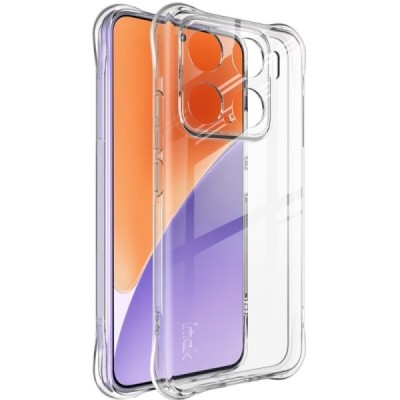 Xiaomi 15 "Imak" pastiprinātas aizsardzības cieta silikona (TPU) airbag dzidrs (caurspīdīgs) vāciņš | Vacins.lv