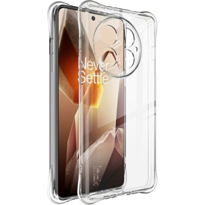 OnePlus 13 "Imak" pastiprinātas aizsardzības cieta silikona (TPU) airbag dzidrs (caurspīdīgs) vāciņš | Vacins.lv
