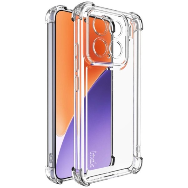 Усиленный твердый силиконовый чехол "Imak" (TPU) - прозрачный (Xiaomi 15)