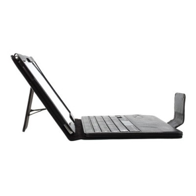 Samsung Galaxy Note 10.1 2014 P600 (P605) ādas atvēramais melns futrālis ar bluetooth tastatūra / Vacins.lv