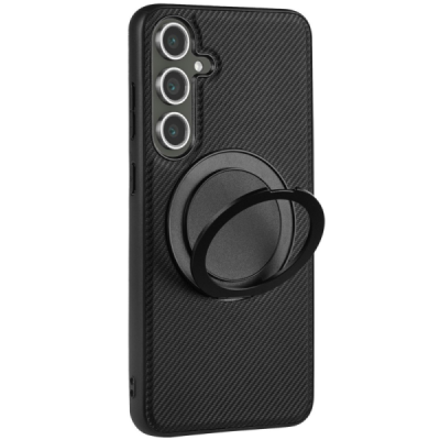 Samsung Galaxy S25+ "ViLi" TCY Carbon MagSafe Kickstand чехол – черный | Vacins.lv
