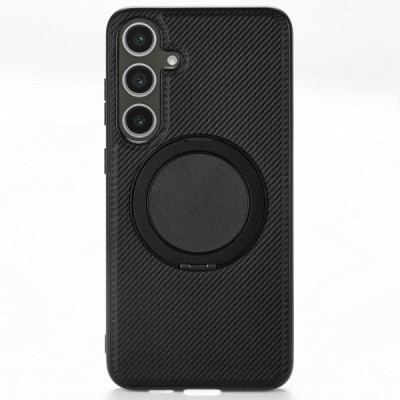 Samsung Galaxy S25+ "ViLi" TCY Carbon MagSafe Kickstand чехол – черный | Vacins.lv