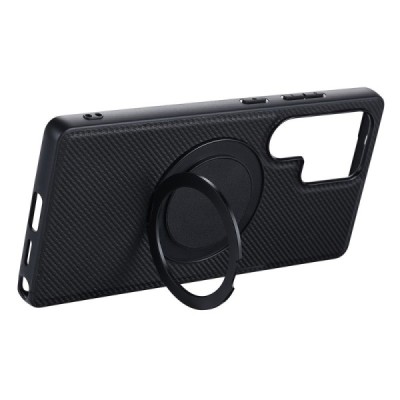 Samsung Galaxy S25 Ultra "ViLi" TCY Carbon MagSafe Kickstand чехол – черный | Vacins.lv