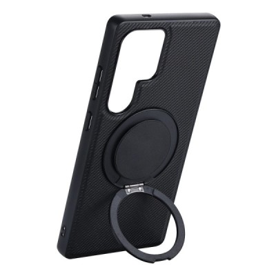 Samsung Galaxy S25 Ultra "ViLi" TCY Carbon MagSafe Kickstand чехол – черный | Vacins.lv