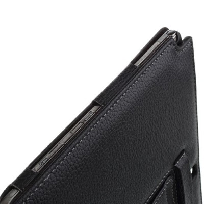 Samsung Galaxy Note 10.1 2014 P600 (P605) ādas atvēramais melns futrālis ar bluetooth tastatūra / Vacins.lv