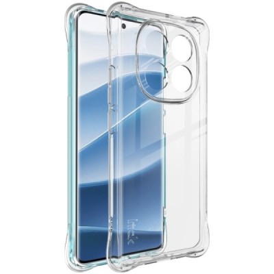Xiaomi Redmi Note 14 Pro+ 5G "Imak" усиленный твердый силиконовый TPU airbag прозрачный чехол | Vacins.lv