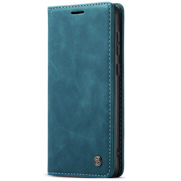 Кожиный чехол-книжка "CaseMe" Retro - зелёный (OnePlus 12)
