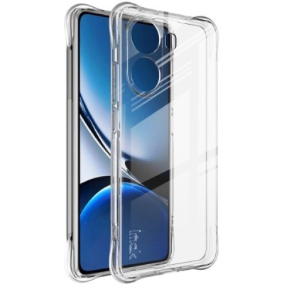 Poco X7 Pro 5G, Redmi Turbo 4 5G "Imak" pastiprinātas aizsardzības cieta silikona (TPU) airbag dzidrs (caurspīdīgs) vāciņš | Vac