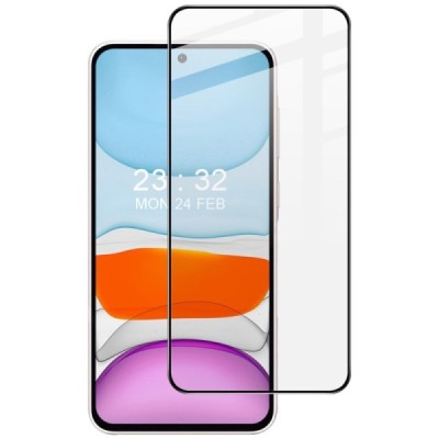Samsung Galaxy A56 / A36 "IMAK" Tempered Glass melns ekrāna aizsargstikls | Vacins.lv