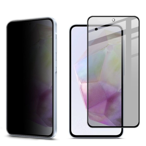 "IMAK" Tempered Glass melns ekrāna aizsargstikls - privāta (Galaxy A56 / A36)