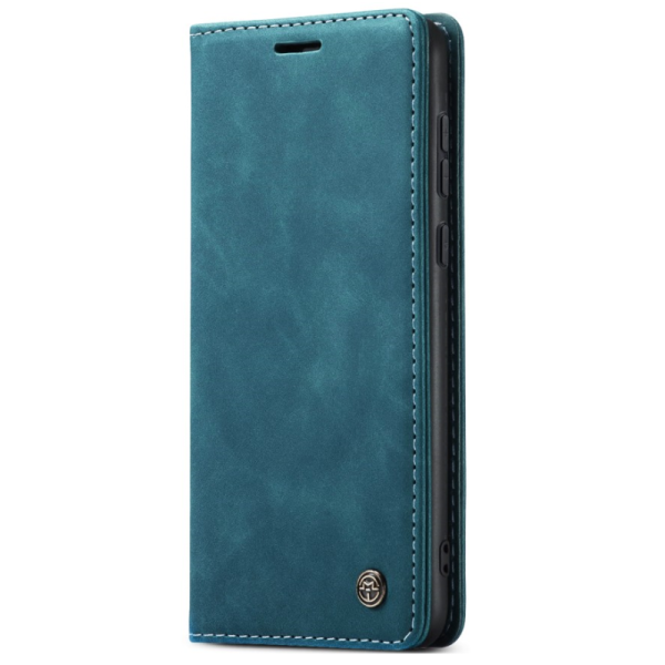 Кожиный чехол-книжка "CaseMe" Retro - зелёный (Galaxy A56)