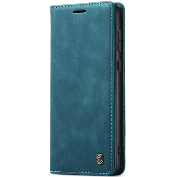 "CaseMe" Retro solīds atvēramais ādas maciņš - zaļš (Galaxy A36)