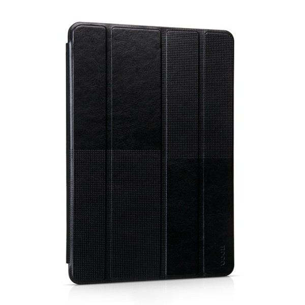 „HOCO“ Crystal Fashion atvēramais ādas futrālis - melns (iPad Air 2)