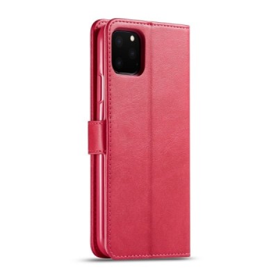 Apple iPhone 11 Pro Max LC.IMEEKE открываемый розовый кожаный чехол - книжка | Vacins.lv
