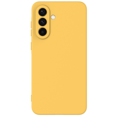 Samsung Galaxy A36 "Shell" твердый (TPU) силиконовый чехол - жёлтый | Vacins.lv