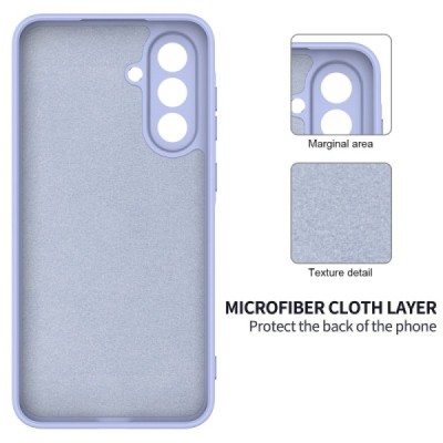 Samsung Galaxy A36 "Shell" cieta silikona (TPU) apvalks - violets | vacins.lv