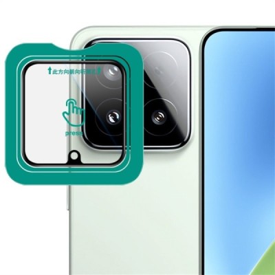 Xiaomi 15 "IMAK" aizmugurējās kameras melns aizsargstikls (Tempered Glass) | Vacins.lv