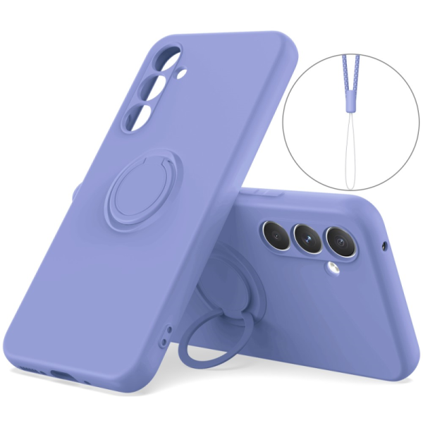 „Ring“ Kickstand (TPU) apvalks - violets (Galaxy A55)