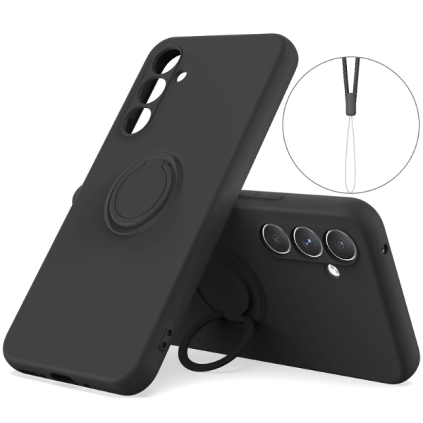 Чехол „Ring“ Kickstand (TPU) - чёрный (Galaxy A35)