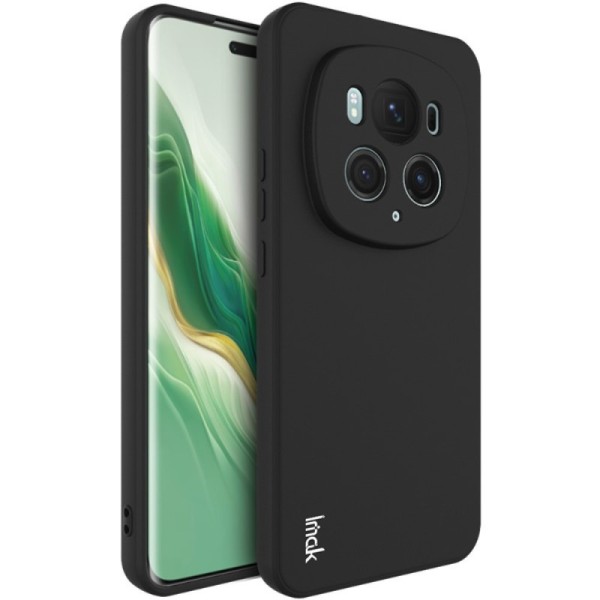 "IMAK" UC-4 Твердый силиконовый (TPU) чехол — черный (Honor Magic6 Pro)